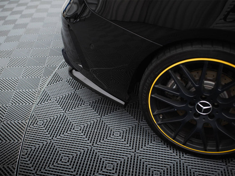 Maxton Design Rear Splitter (Vertical Bars) Mercedes-AMG CLA 45 C117 Facelift