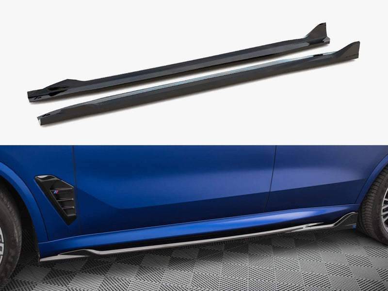 Maxton Design Side Skirts Diffusers V.2 BMW X5 M-Pack G05 Facelift