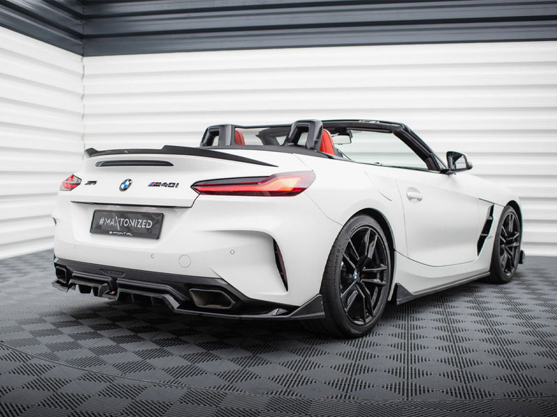 Maxton Design Central Rear Splitter (Vertical Bars) BMW Z4 M40i G29