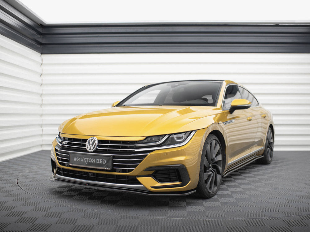 Maxton Design Front Splitter V.1 Volkswagen Arteon R-Line Sedan / Shooting Brake Mk1