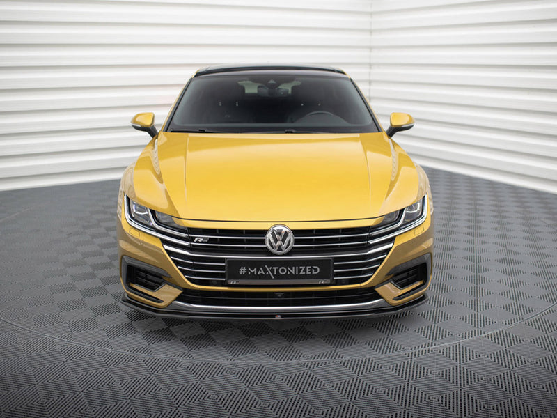 Maxton Design Front Splitter V.1 Volkswagen Arteon R-Line Sedan / Shooting Brake Mk1