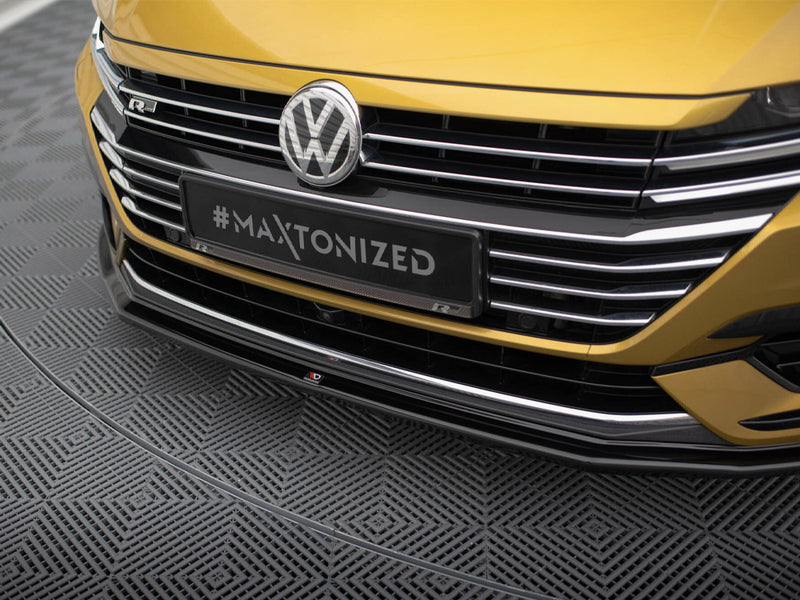 Maxton Design Front Splitter V.1 Volkswagen Arteon R-Line Sedan / Shooting Brake Mk1