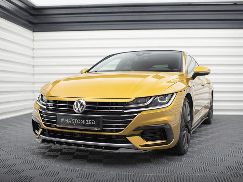 Maxton Design Front Splitter V.2 Volkswagen Arteon R-Line Sedan / Shooting Brake Mk1