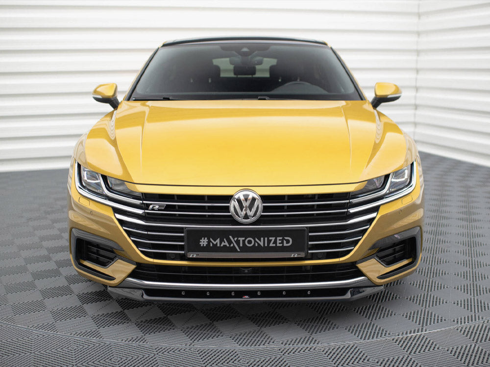 Maxton Design Front Splitter V.2 Volkswagen Arteon R-Line Sedan / Shooting Brake Mk1