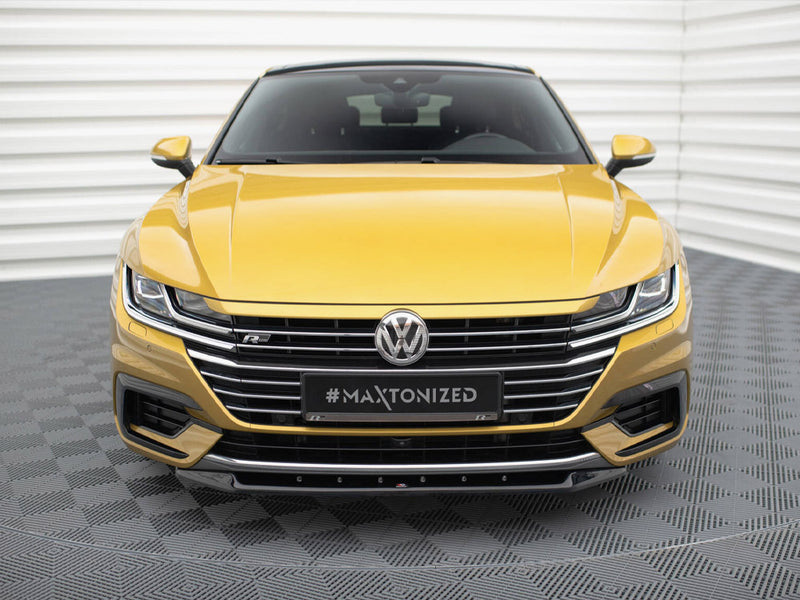 Maxton Design Front Splitter V.2 Volkswagen Arteon R-Line Sedan / Shooting Brake Mk1