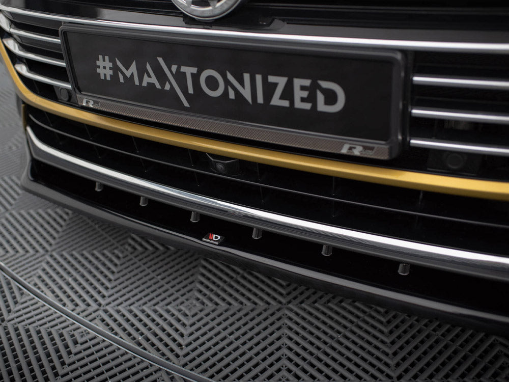 Maxton Design Front Splitter V.2 Volkswagen Arteon R-Line Sedan / Shooting Brake Mk1
