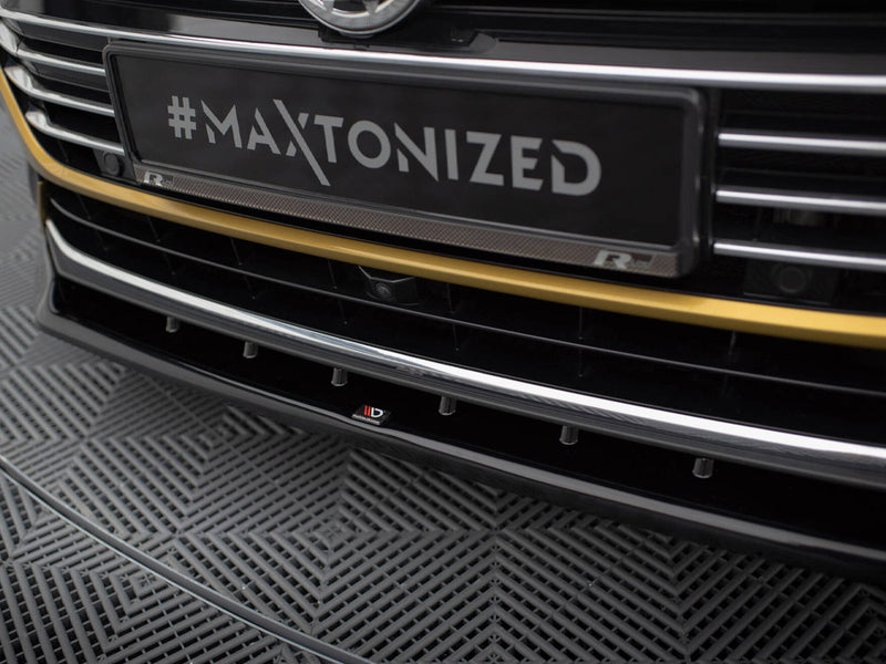 Maxton Design Front Splitter V.2 Volkswagen Arteon R-Line Sedan / Shooting Brake Mk1