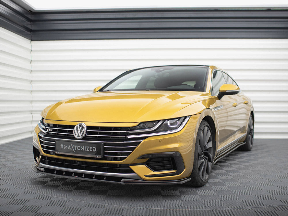 Maxton Design Front Splitter V.3 Volkswagen Arteon R-Line Sedan / Shooting Brake Mk1