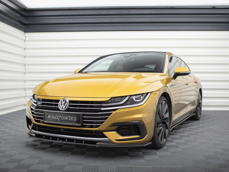 Maxton Design Front Splitter V.3 Volkswagen Arteon R-Line Sedan / Shooting Brake Mk1