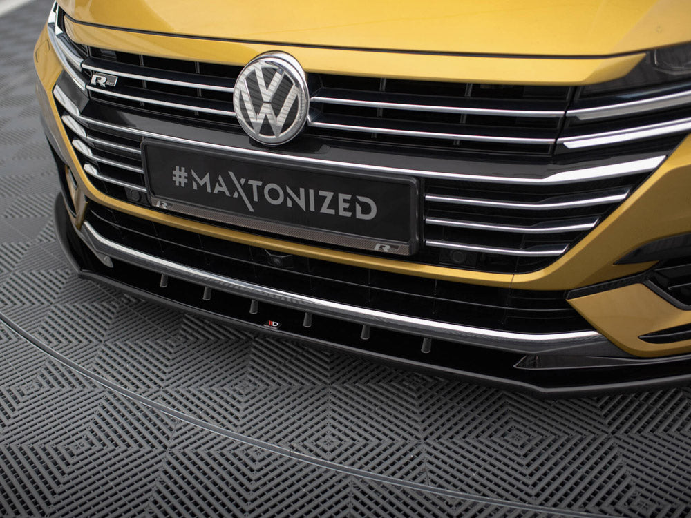 Maxton Design Front Splitter V.3 Volkswagen Arteon R-Line Sedan / Shooting Brake Mk1