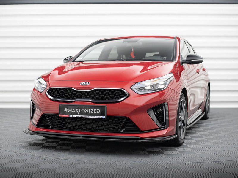 Maxton Design Front Splitter V.1 Kia Ceed GT / GT-Line Mk3 / ProCeed Mk1
