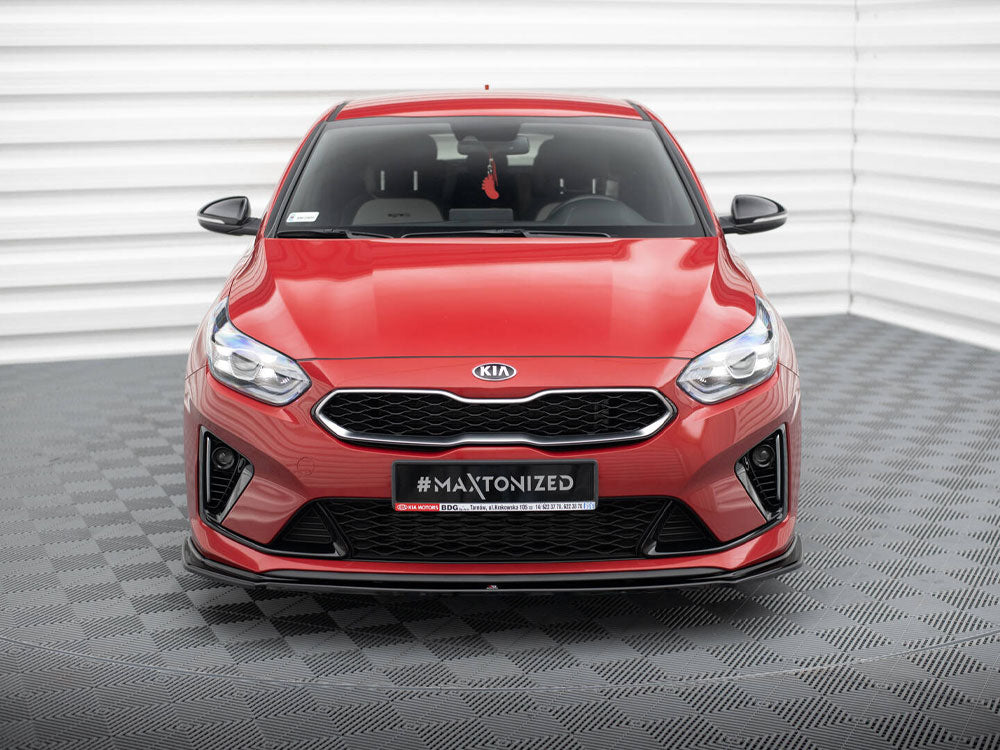 Maxton Design Front Splitter V.1 Kia Ceed GT / GT-Line Mk3 / ProCeed Mk1