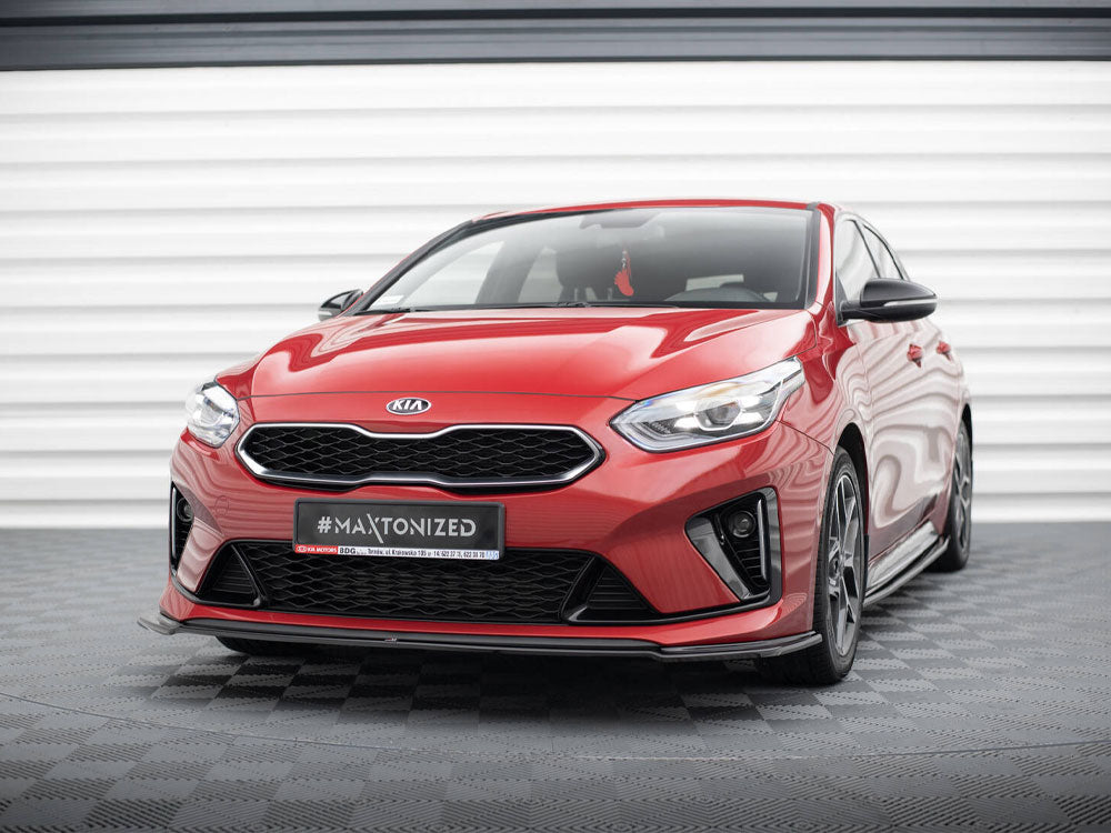 Maxton Design Front Splitter V.2 Kia Ceed GT / GT-Line Mk3 / ProCeed Mk1
