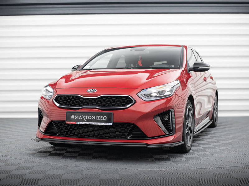 Maxton Design Front Splitter V.2 Kia Ceed GT / GT-Line Mk3 / ProCeed Mk1