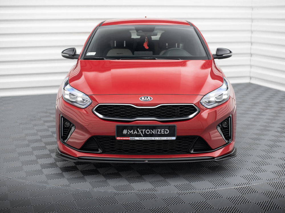Maxton Design Front Splitter V.2 Kia Ceed GT / GT-Line Mk3 / ProCeed Mk1
