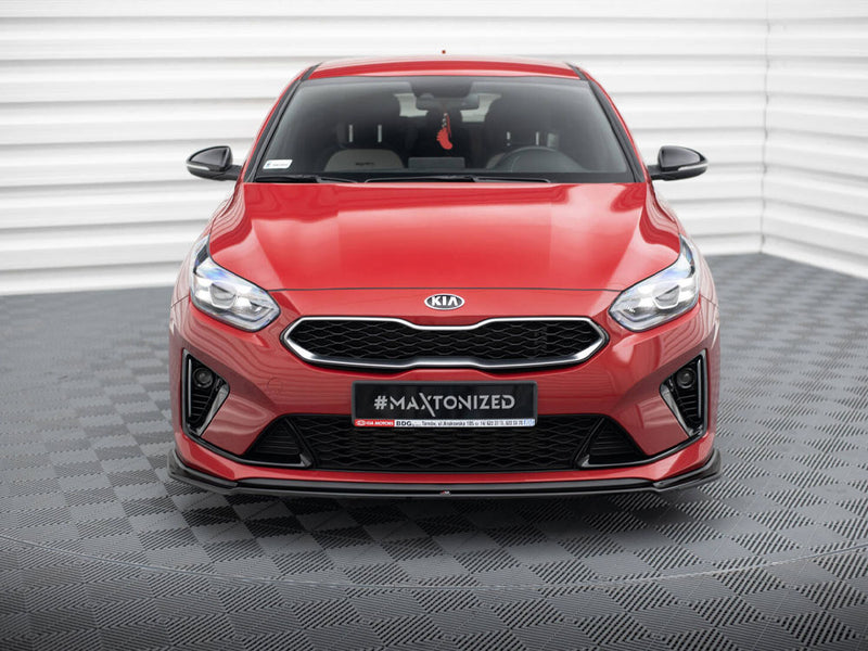 Maxton Design Front Splitter V.2 Kia Ceed GT / GT-Line Mk3 / ProCeed Mk1