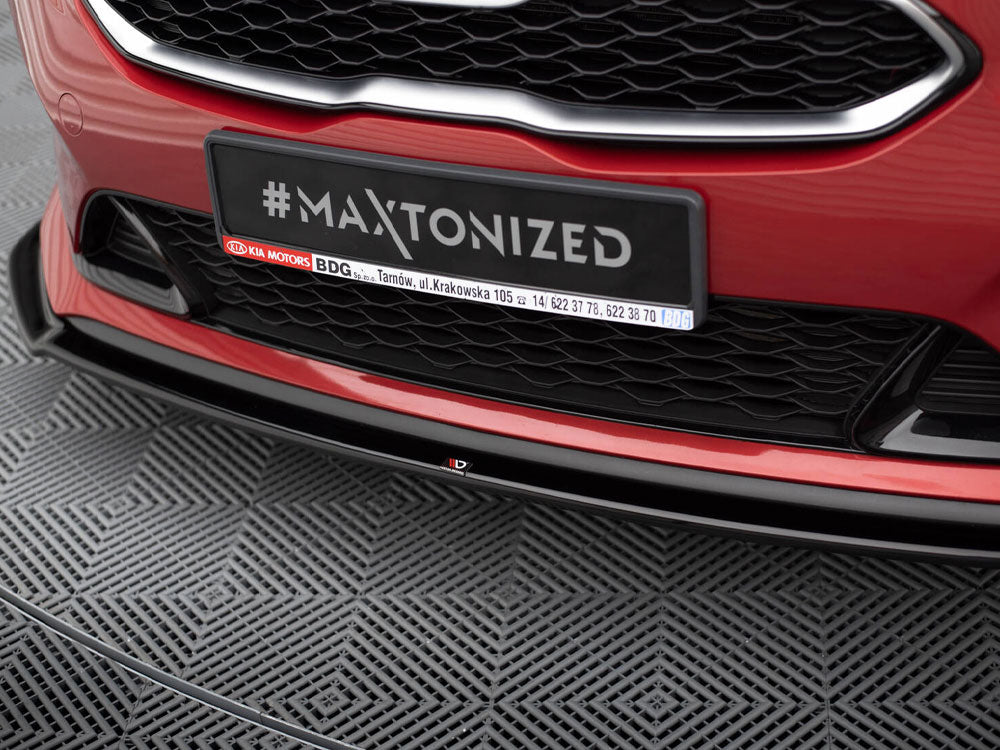 Maxton Design Front Splitter V.2 Kia Ceed GT / GT-Line Mk3 / ProCeed Mk1