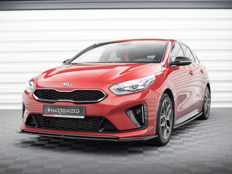 Maxton Design Front Splitter V.3 Kia Ceed GT / GT-Line Mk3 / ProCeed Mk1