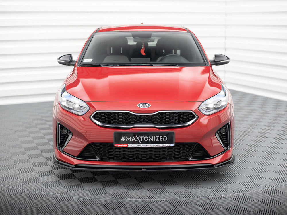 Maxton Design Front Splitter V.3 Kia Ceed GT / GT-Line Mk3 / ProCeed Mk1