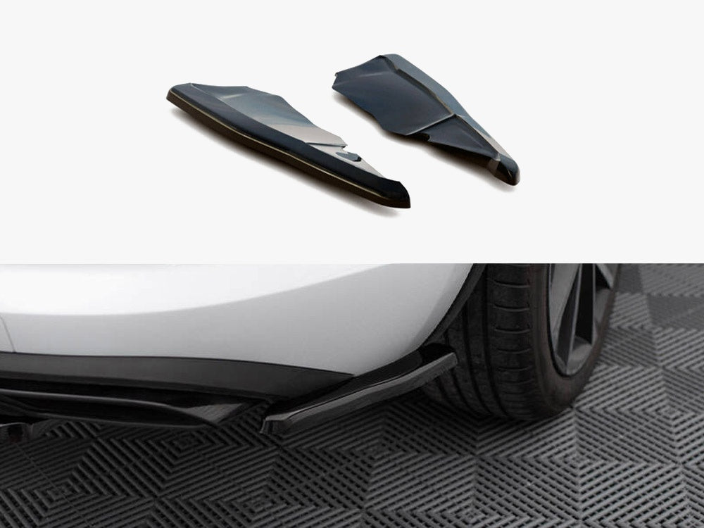 Maxton Design Rear Side Splitters Skoda Kodiaq Mk1 Sportline (version with mudflaps)