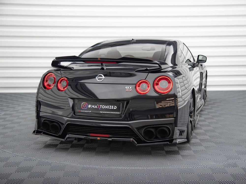 Maxton Design Rear Side Splitters Nissan GTR R35 Facelift