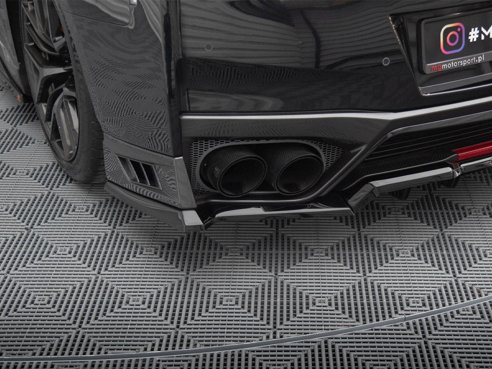 Maxton Design Rear Side Splitters Nissan GTR R35 Facelift