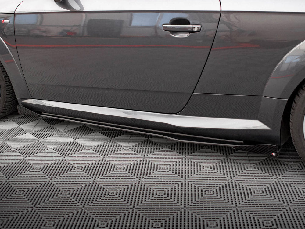Maxton Design Street PRO Side Skirts Diffusers + Flaps Audi TT S / S-Line 8S