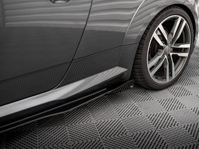 Maxton Design Street PRO Side Skirts Diffusers + Flaps Audi TT S / S-Line 8S
