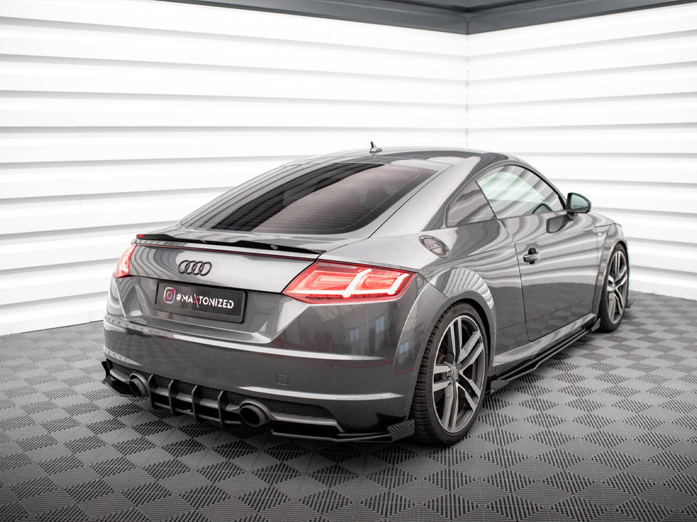 Maxton Design Street Pro Rear Side Splitters + Flaps Audi TT S-Line 8S