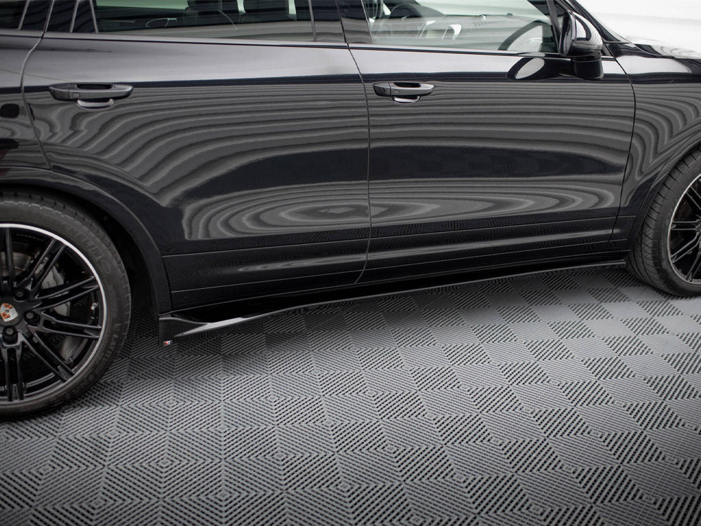 Maxton Design Side Skirts Diffusers Porsche Cayenne Mk2 Facelift