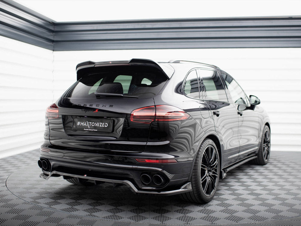 Maxton Design Spoiler CAP 3D Porsche Cayenne Mk2 Facelift