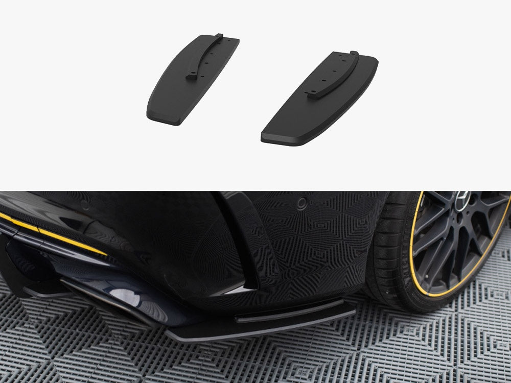 Maxton Design Street Pro Rear Side Splitters Mercedes-AMG CLA 45 C117 Facelift