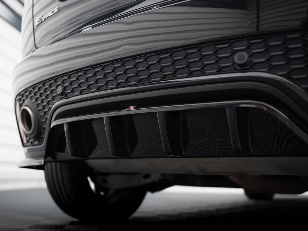 Maxton Design Central Rear Splitter (Vertical Bars) Jaguar E-Pace R-Dynamic Mk1