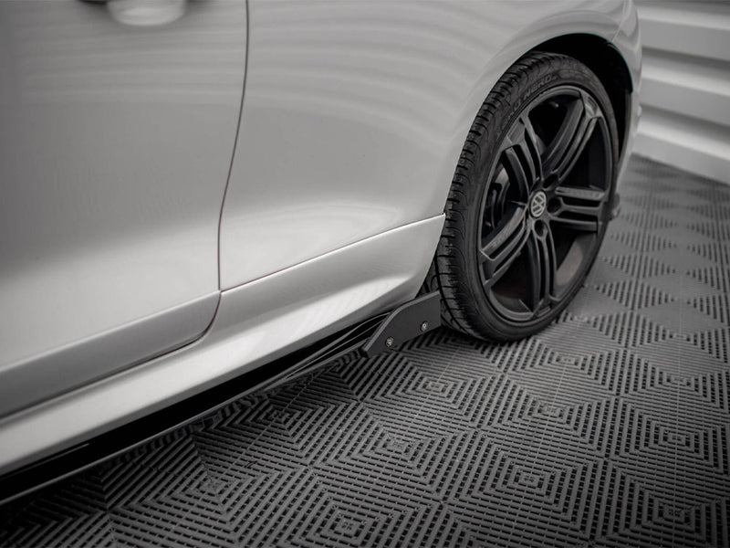 Maxton Design Side Skirts Diffusers V.2 + Flaps Volkswagen Scirocco R Mk3