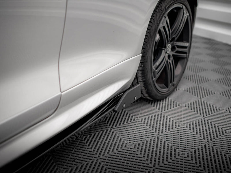Maxton Design Side Skirts Diffusers V.2 + Flaps Volkswagen Scirocco R Mk3