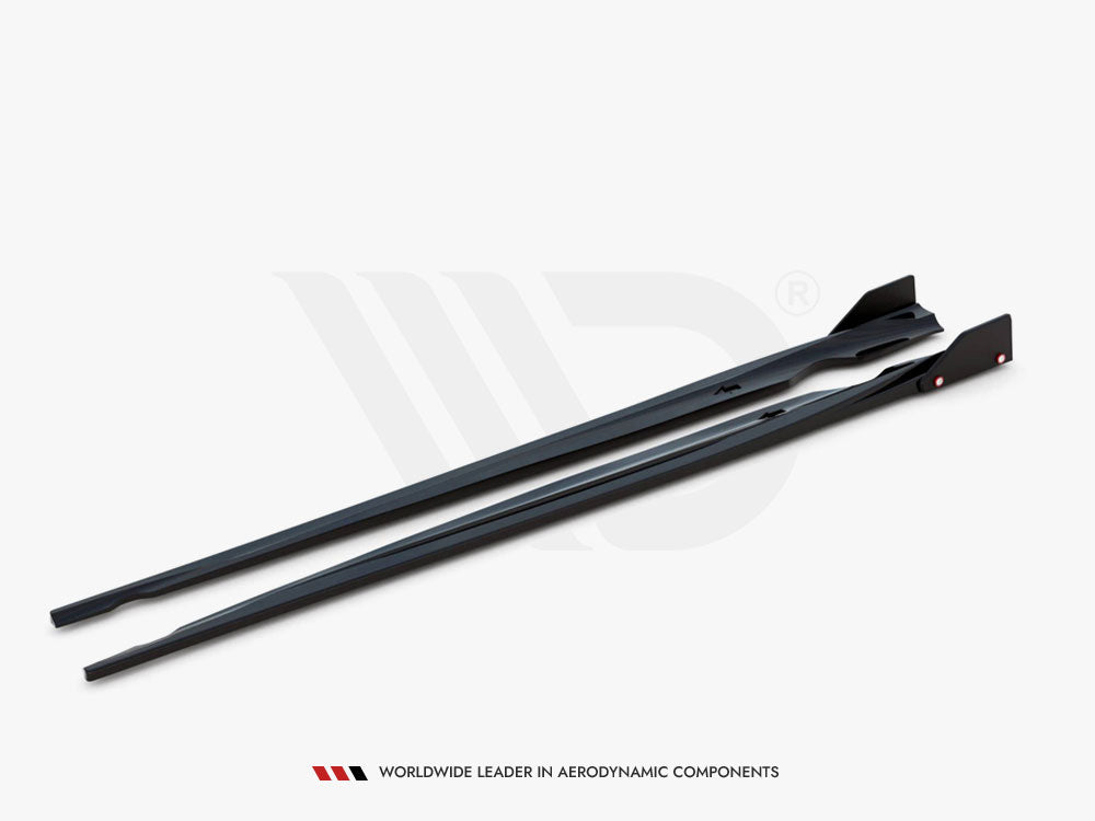Maxton Design Side Skirts Diffusers V.2 + Flaps Volkswagen Scirocco R Mk3