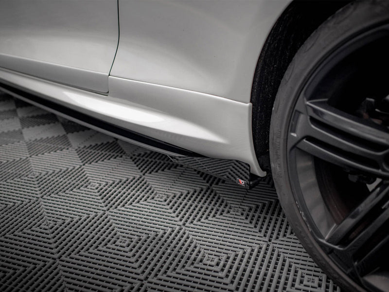 Maxton Design Street PRO Side Skirts Diffusers + Flaps Volkswagen Scirocco R Mk3