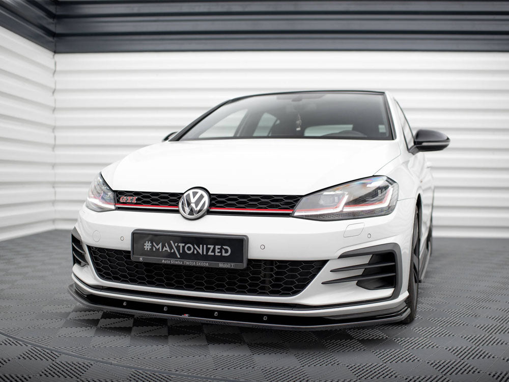 Maxton Design Front Splitter V.1 Volkswagen Golf GTI / GTD Mk7 Facelift