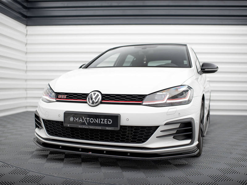 Maxton Design Front Splitter V.1 Volkswagen Golf GTI / GTD Mk7 Facelift