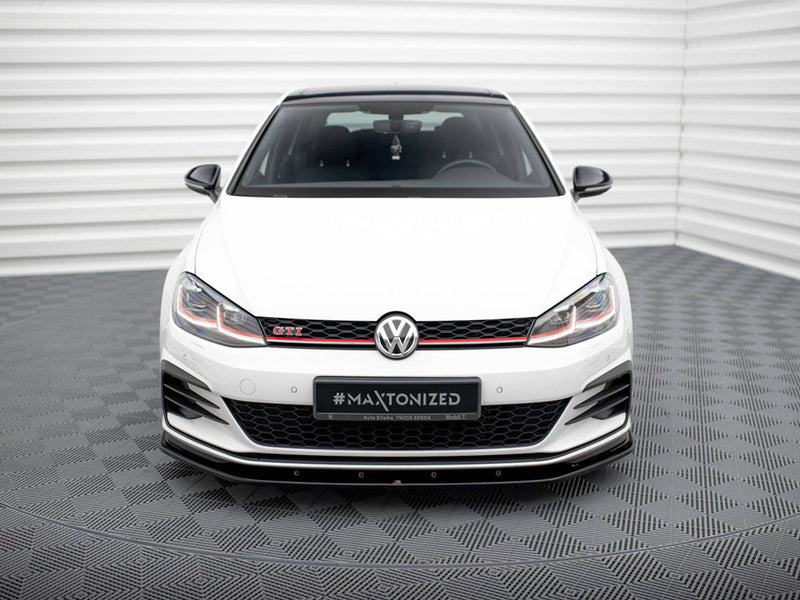 Maxton Design Front Splitter V.1 Volkswagen Golf GTI / GTD Mk7 Facelift