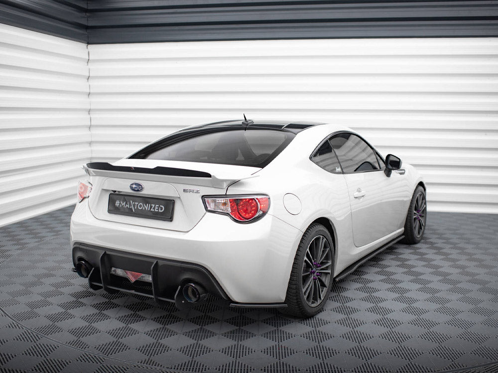Maxton Design Rear Side Splitters V.1 Subaru BRZ Mk1 / Mk1 Facelift - Carbon Look