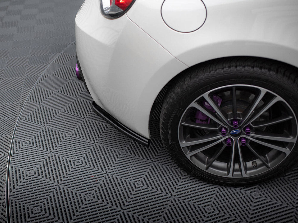 Maxton Design Rear Side Splitters V.1 Subaru BRZ Mk1 / Mk1 Facelift - Textured