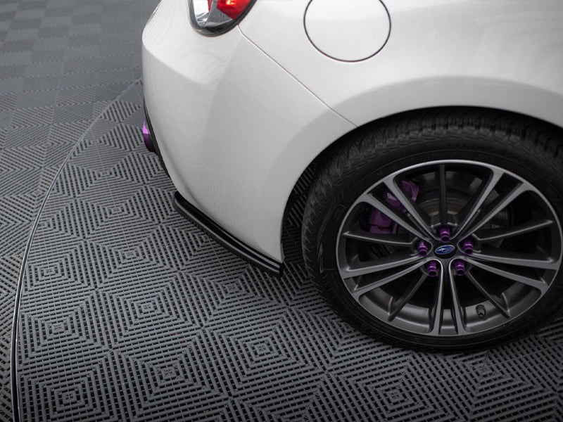 Maxton Design Rear Side Splitters V.1 Subaru BRZ Mk1 / Mk1 Facelift - Carbon Look