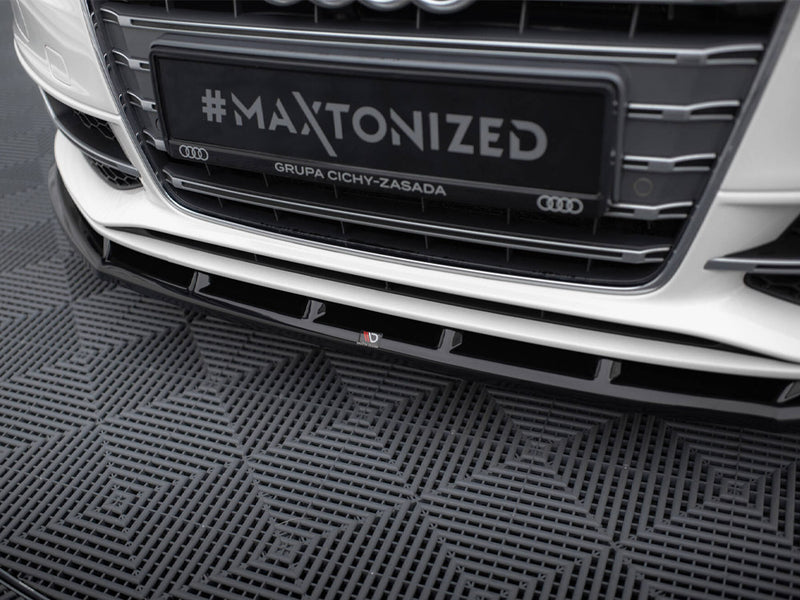 Maxton Design Front Splitter V.1 Audi S3 / A3 S-Line Sportback / Hatchback 8V