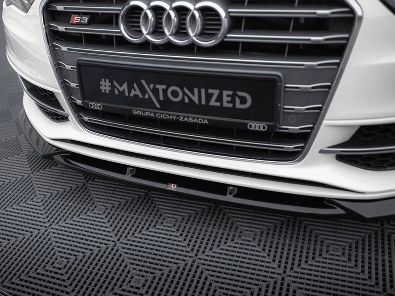 Maxton Design Front Splitter V.2 Audi S3 / A3 S-Line Sportback / Hatchback 8V