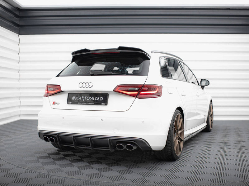 Maxton Design Spoiler CAP 3D Audi S3 / A3 S-Line Sportback / Hatchback 8V