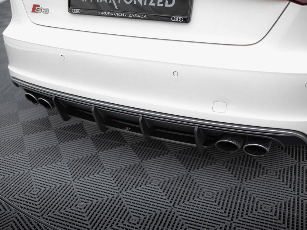 Maxton Design Street PRO Rear Diffuser Audi S3 Sportback / Hatchback 8V