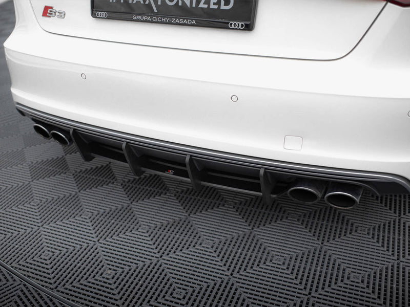 Maxton Design Street PRO Rear Diffuser Audi S3 Sportback / Hatchback 8V