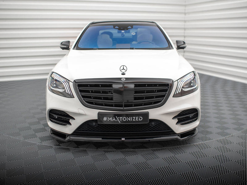 Maxton Design Front Splitter V.1 Mercedes-Benz S AMG-Line W222 Facelift