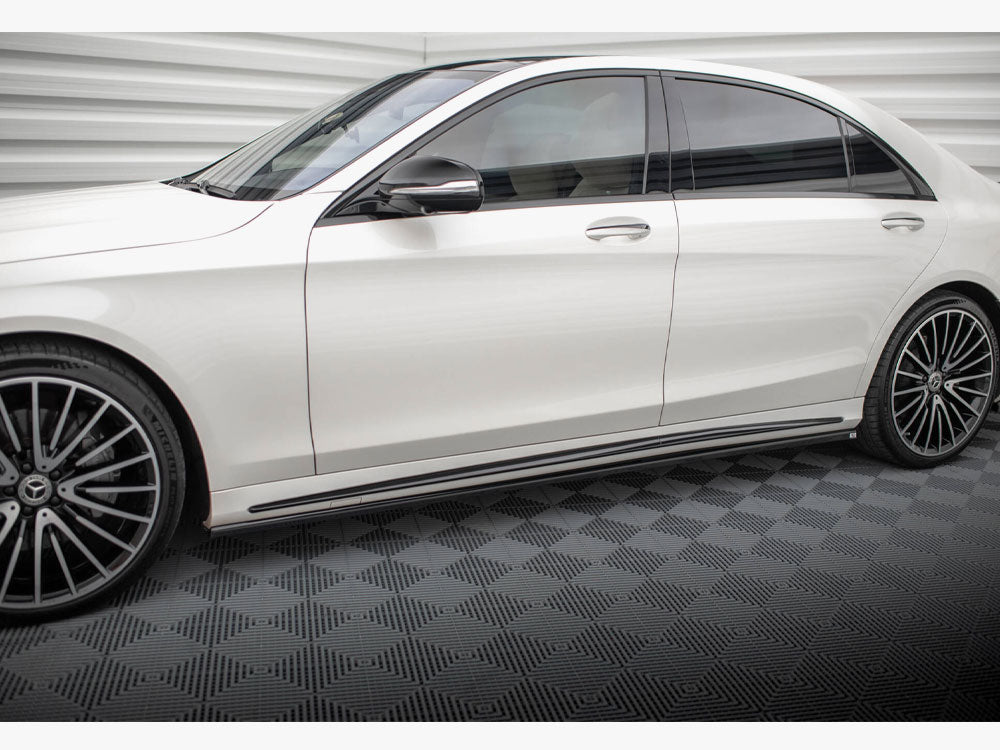 Maxton Design Side Skirt Diffusers Mercedes-Benz S Long AMG-Line W222